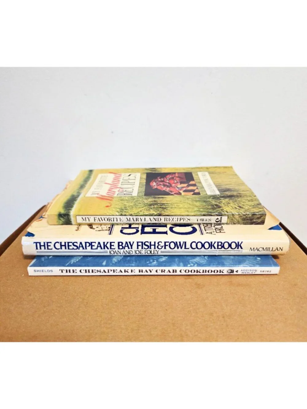 Maryland & Chesapeake Bay Vintage Cookbook Lot 3 1st Lady Helen Tawes Crab +Fish